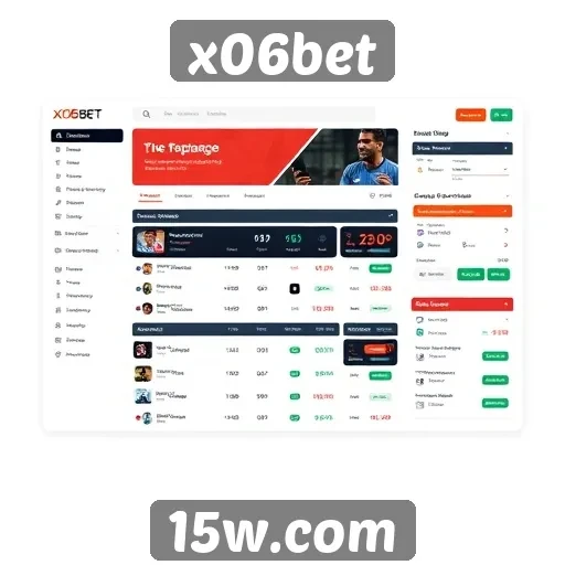 Interface do x06bet é fácil de navegar