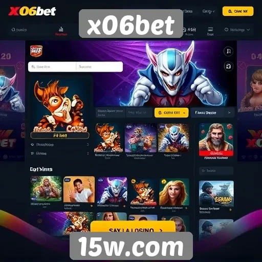 Acessibilidade e usabilidade do site de jogos x06bet